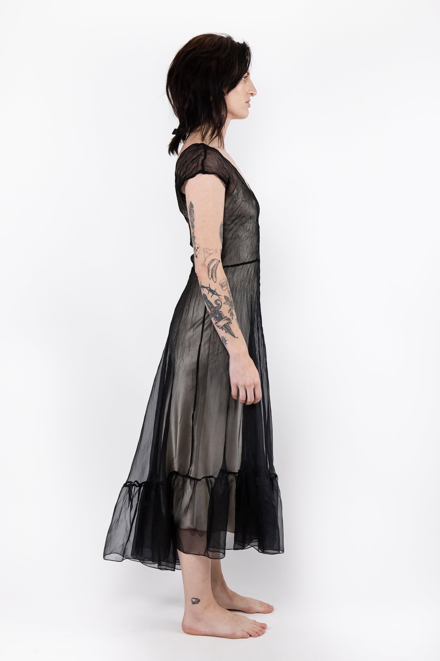 Zephyr Brett Dress in Black