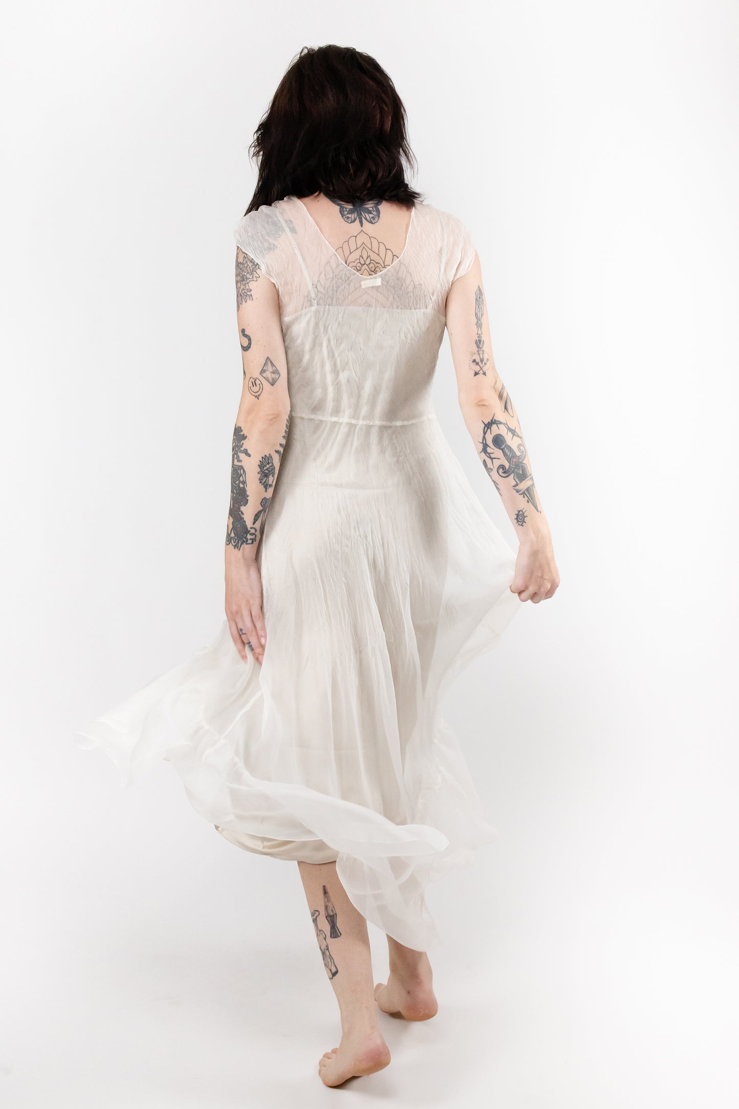 Zephyr Brett Dress in Ivory