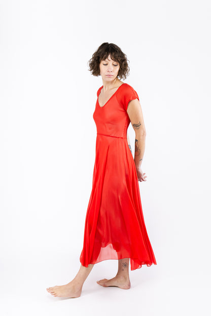 morris dress in chiffon