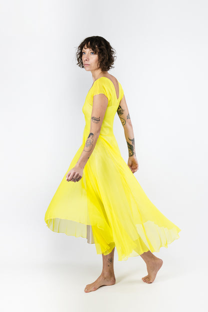 morris dress in chiffon